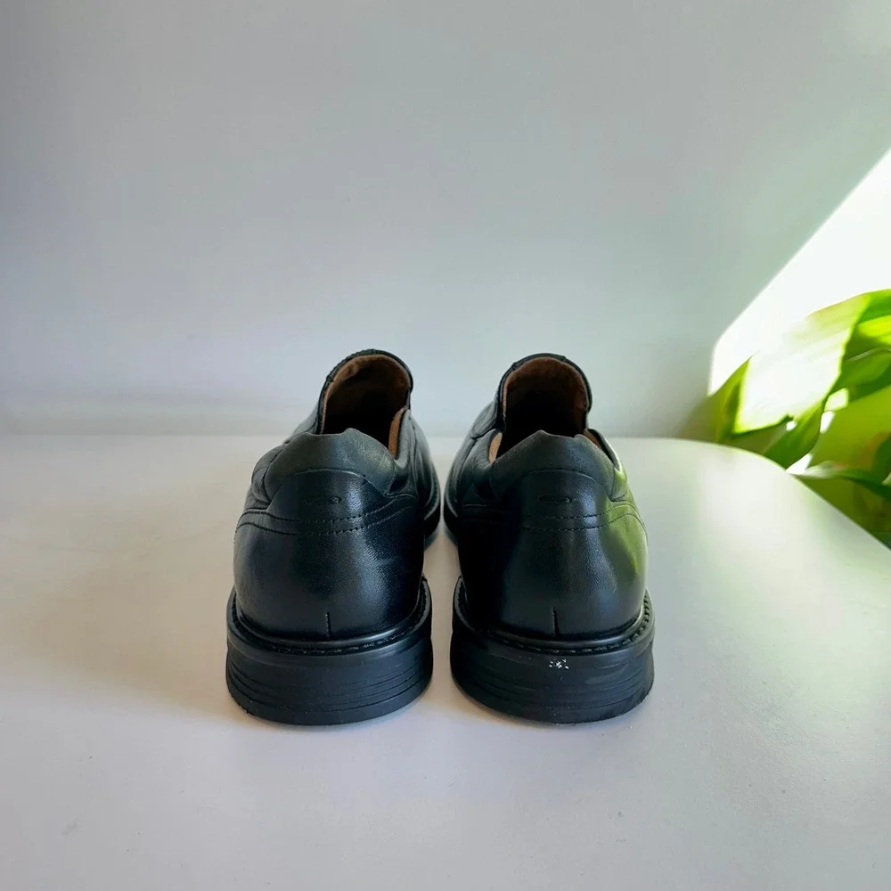 Florsheim‎ Mens Black Leather Slip On Loafers Dress Shoes Comfortech Size 11.5